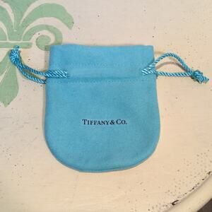 Tiffany & Co Xtra Small Dust Bag Blue Jewelry Pouch